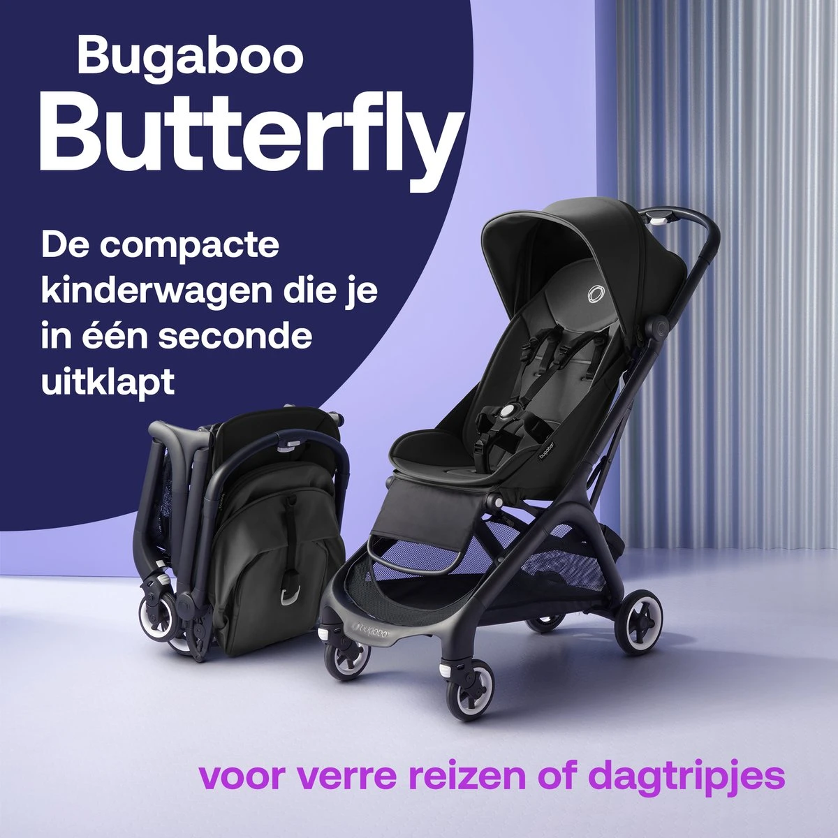 Bugaboo Butterfly Midnight Black - Buggy - Image 7