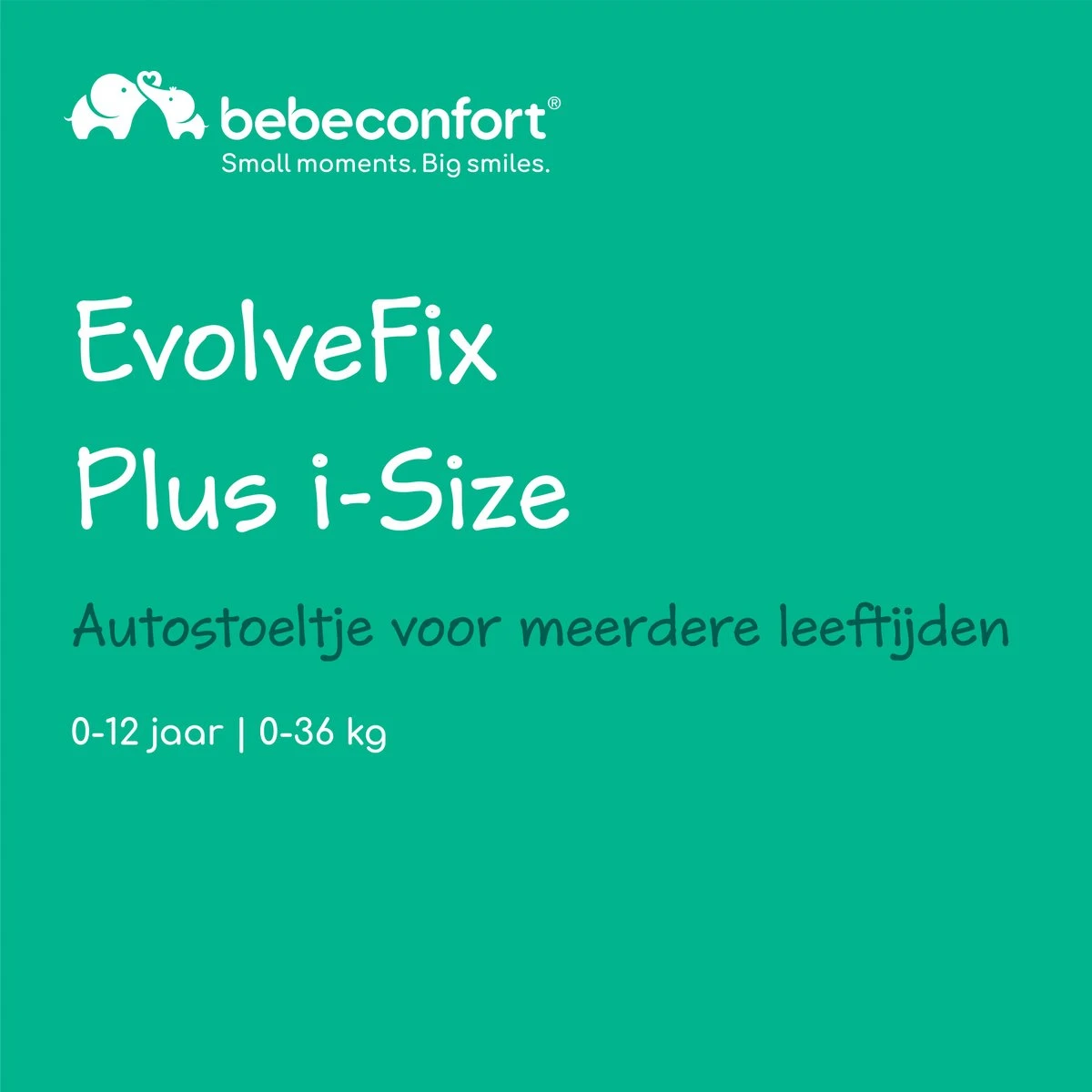 Bebeconfort EvolveFix Plus I-Size - Autostoel - Black Mist - Vanaf De Geboorte Tot 12 Jaar - Image 2