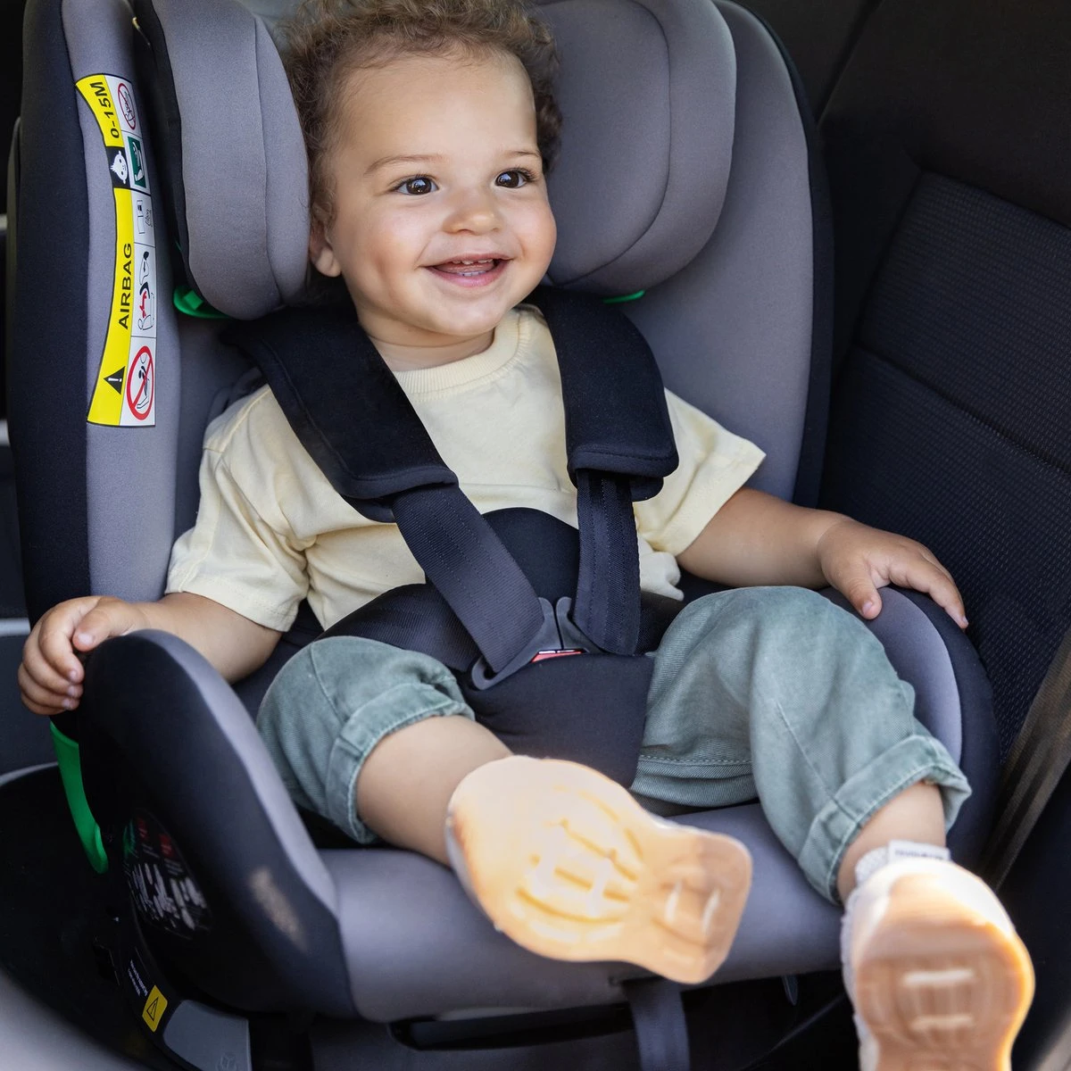 Bebeconfort EvolveFix Plus I-Size - Autostoel - Black Mist - Vanaf De Geboorte Tot 12 Jaar - Image 9