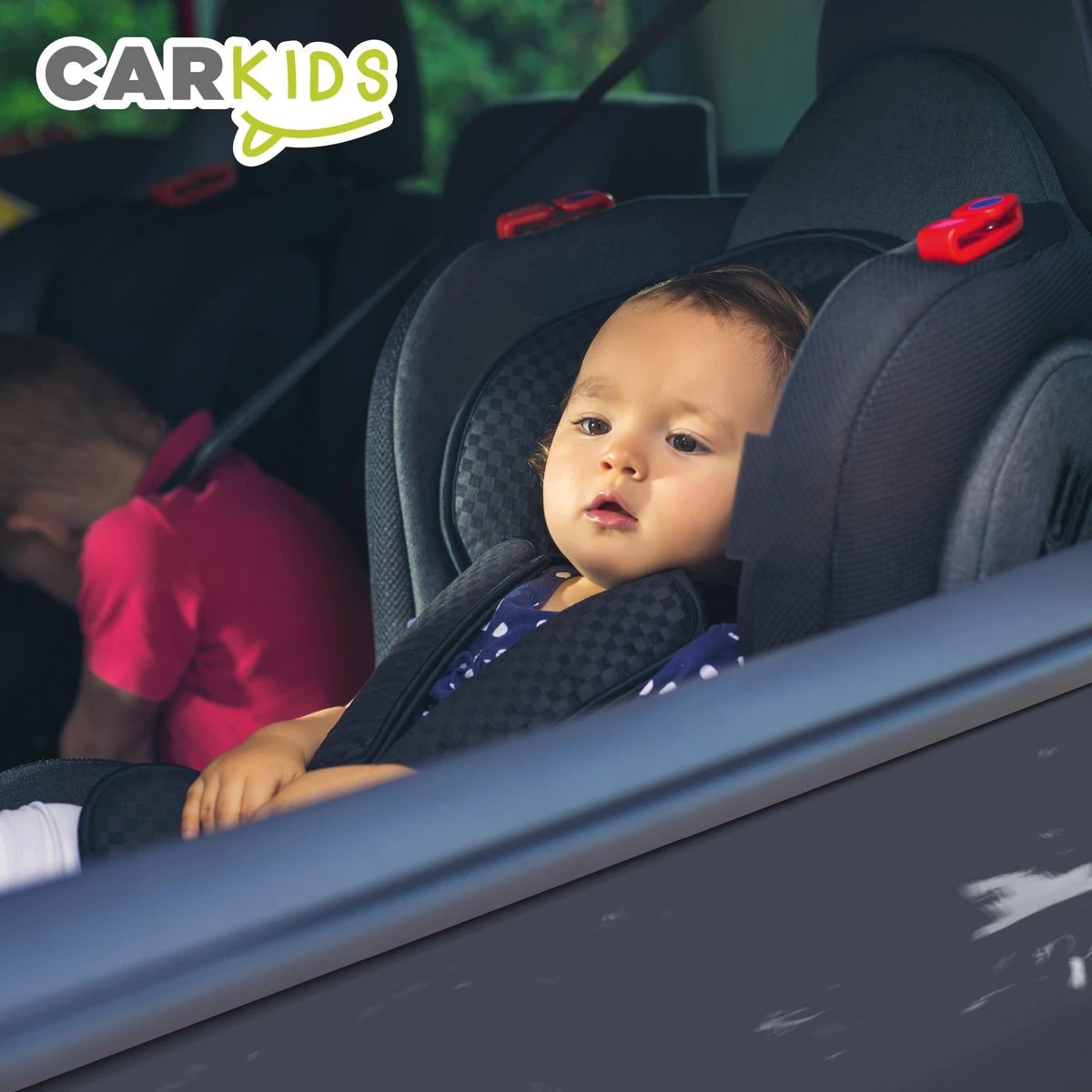 Carkids Verstelbaar Kinderautostoeltje Zwart En Wit | Kinderautostoel Groep 1-2-3 | Kinderen Van 9 Maanden-12 Jaar | 9-36 Kg - Image 8