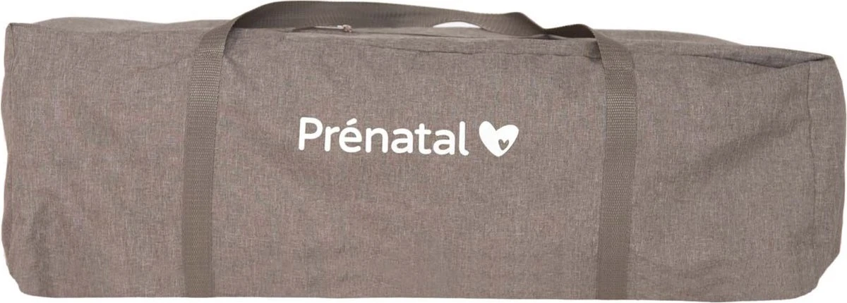 Prénatal Luxe Campingbedje Met Bodemmatras - Inclusief Draagtas - Inklapbaar Baby Campingbed - Met Wieltjes En Kruipluik - 120 X 60 Cm - Taupe Bruin - Image 3