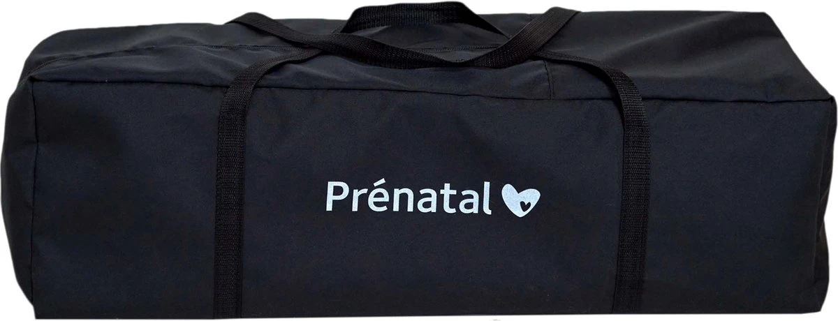 Prénatal Luxe Campingbedje Met Bodemmatras - Inclusief Draagtas - Inklapbaar Baby Campingbed - Met Wieltjes En Kruipluik - 120 X 60 Cm - Zwart - Image 5