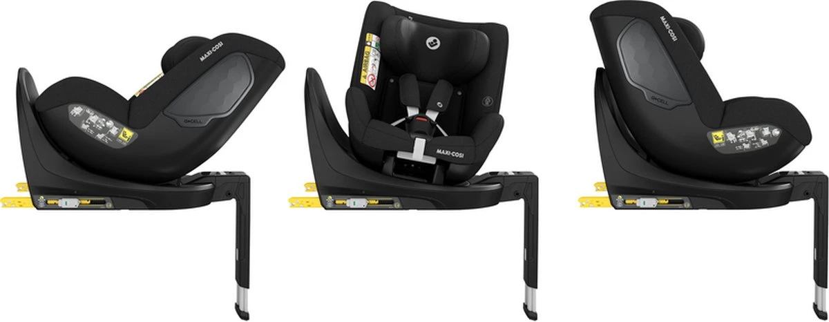 Maxi-Cosi Mica Eco I-Size Autostoeltje - 360° Draaibaar - Gerecyclede Stoffen - Authentic Black - Image 9