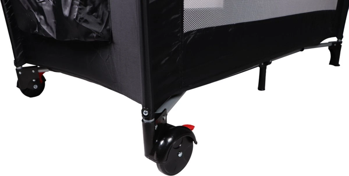 Ding Deluxe Black Campingbedje Incl. Bodemverhoger - Image 4