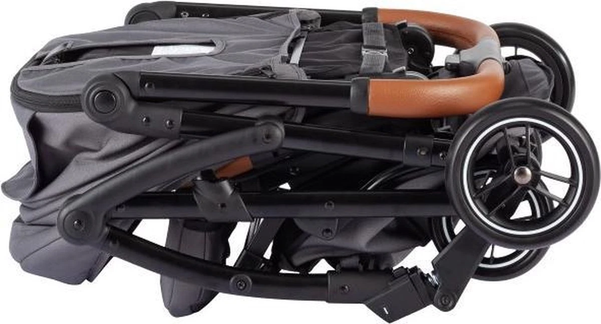 Born Lucky Buggy / Plooibuggy Suv - Compact - Omkeerbare Zitting - Zwart - Image 4