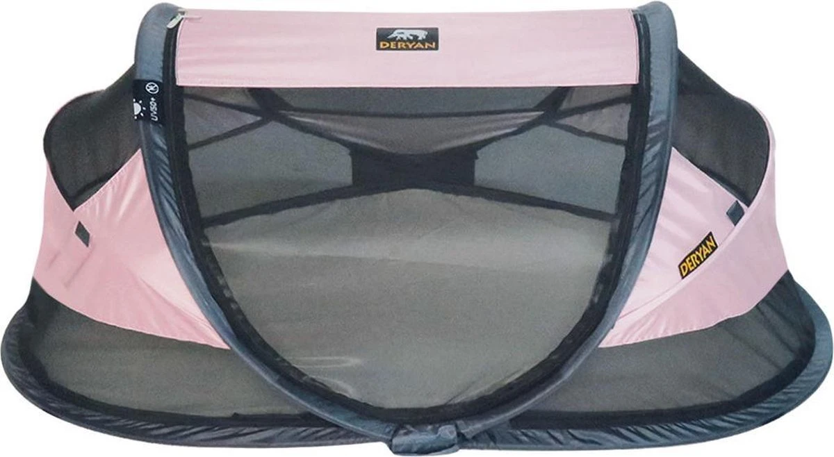 Deryan Baby Luxe Campingbedje – Inclusief Zelfopblaasbare Matras - Rose - Image 12