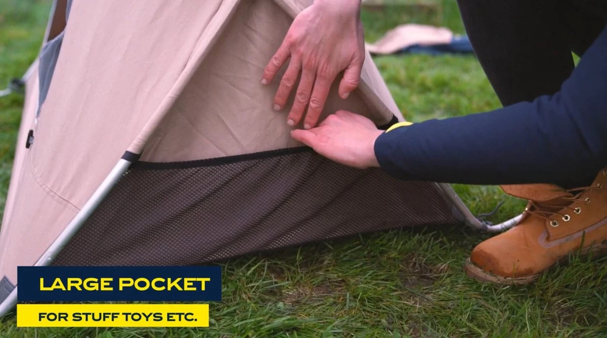 NOMAD® Baby Tent Campingbedje |118x68x75 Cm | Babytent / Peuter Slaaptent / Strandtent| Incl Opberghoes - Image 3