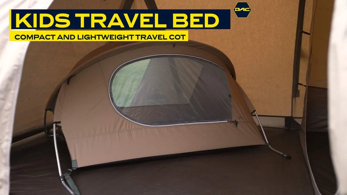 NOMAD® Baby Tent Campingbedje |118x68x75 Cm | Babytent / Peuter Slaaptent / Strandtent| Incl Opberghoes - Image 7