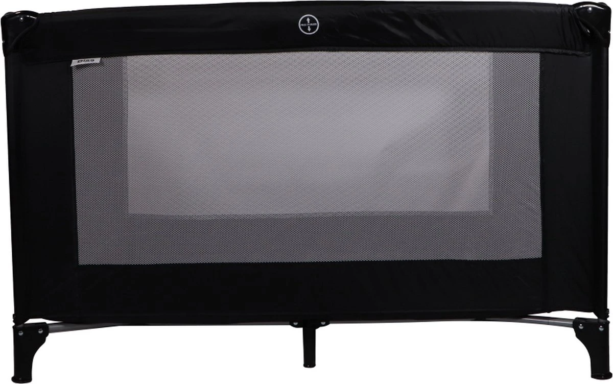 Ding Campingbedje - Zwart - 120x60 Cm - Reisbedje Inclusief Bodemmatrasje - Image 6