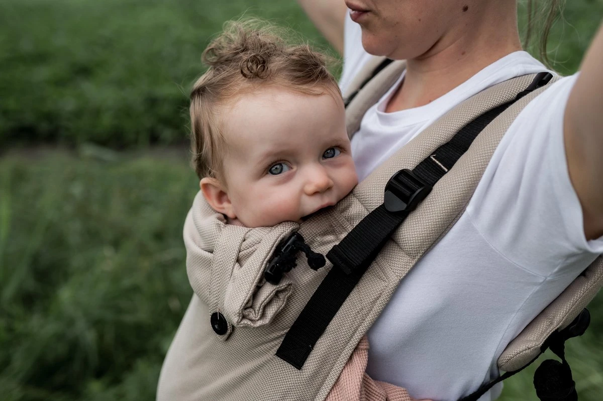 Pure Baby Love Draagzak Baby Click & Go Sand - Mt 50 T/m 86 - Image 3