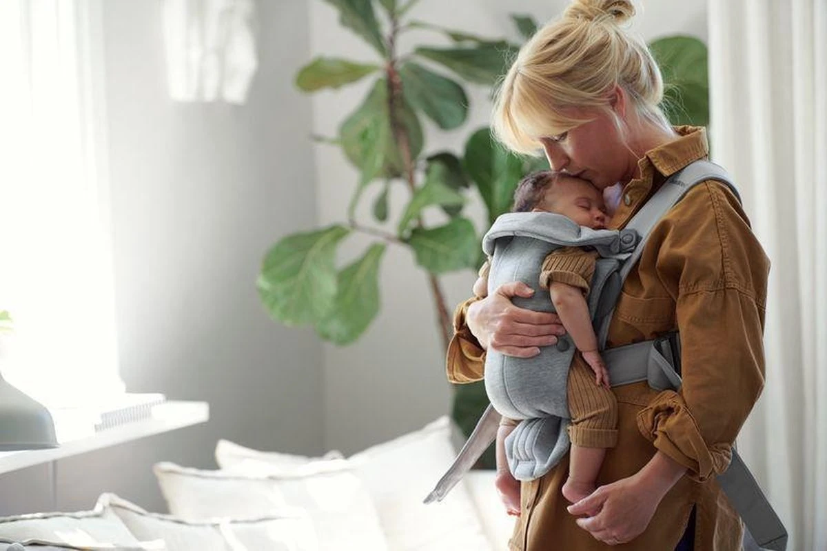 BabyBjörn Draagzak Mini - 3D Jersey - Lichtgrijs - Image 14