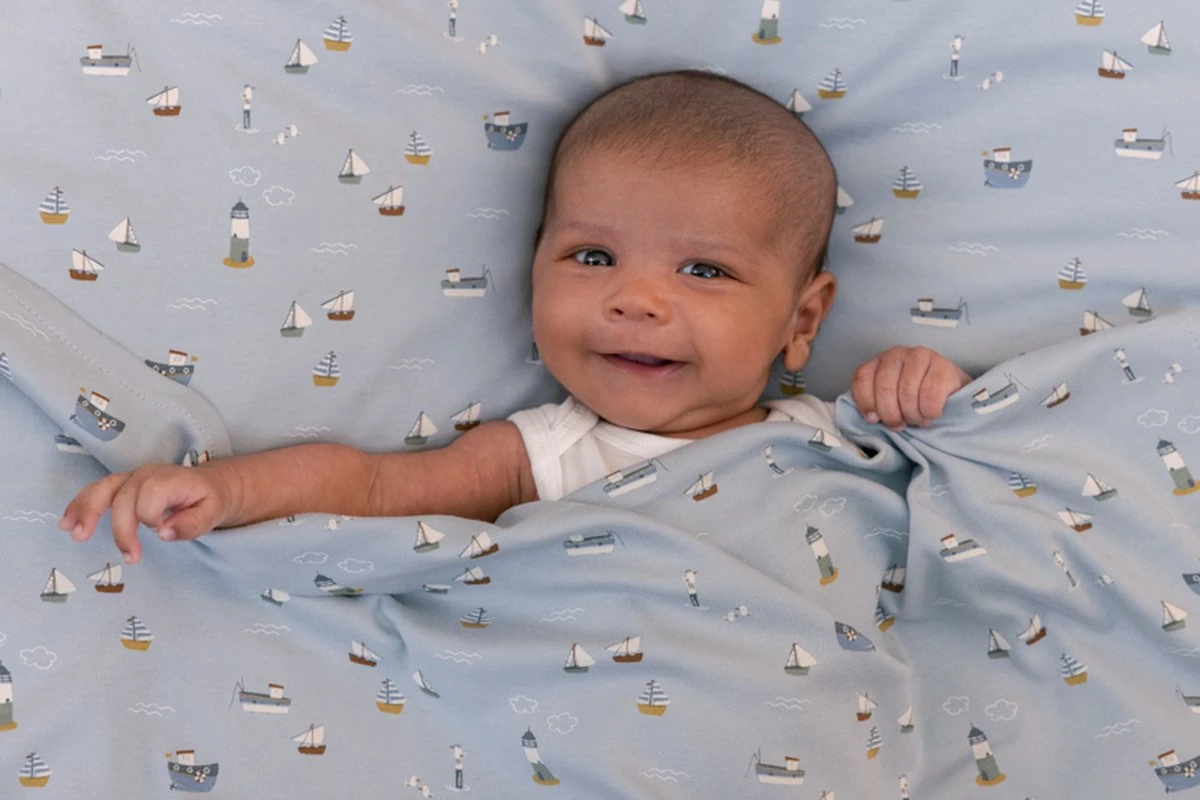 Little Dutch Verschoningsmatje Sailors Bay Blue - Image 4