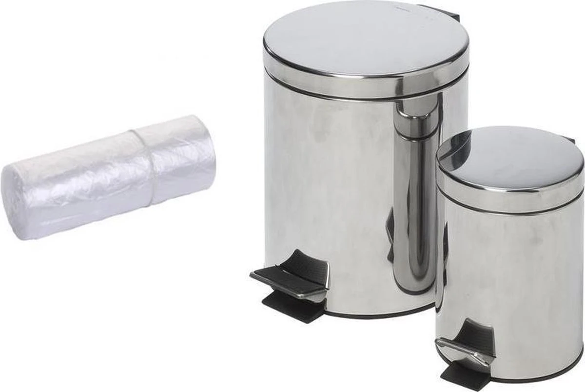 Merkloos Vuilniszakken 50 X 3 Liter | Klein, Doorzichtig Plastic | 27 X 30 Cm | Kleine Pedaalemmer Restafval Afval Zakjes - Image 4