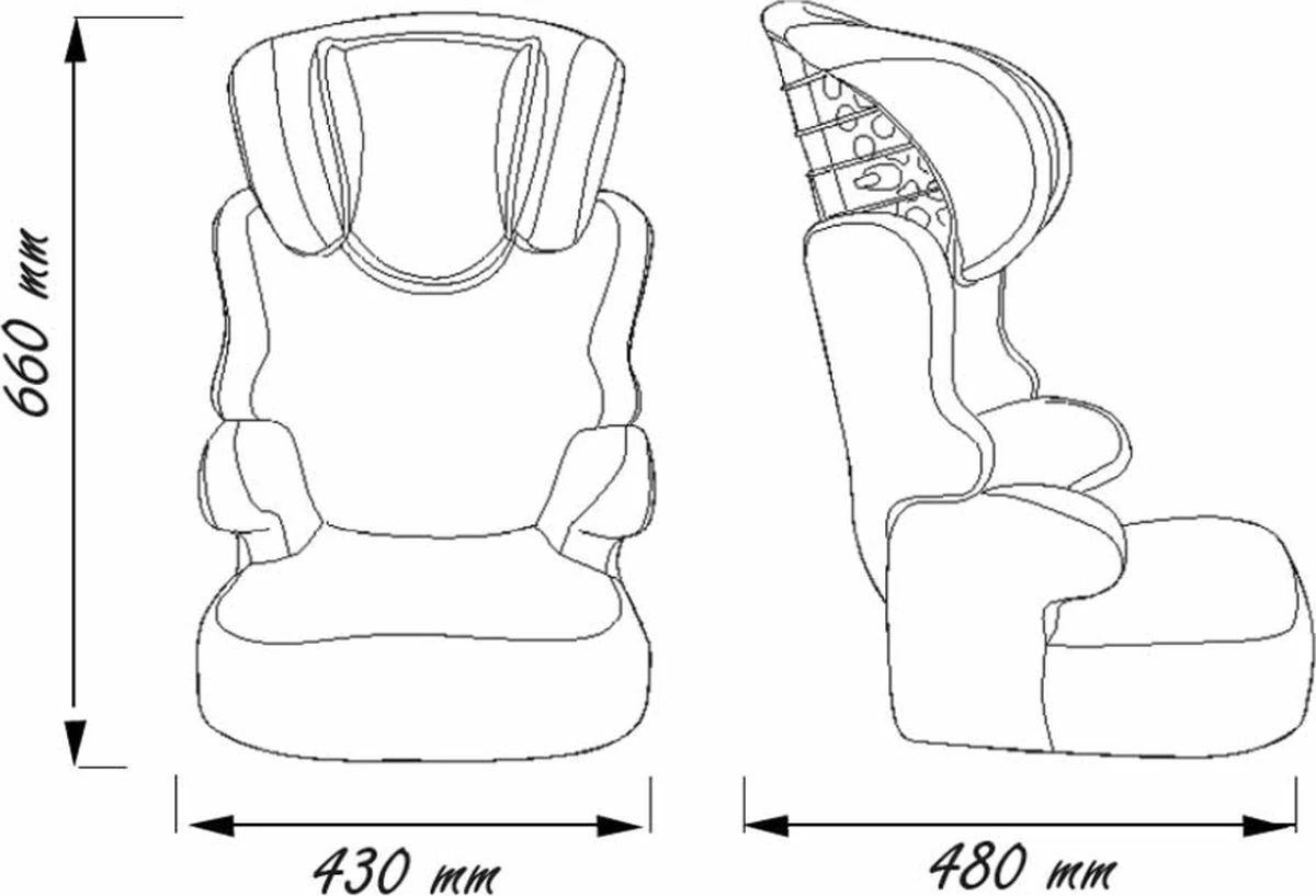 Nania Befix Eco Grey 15-36 Kg Autostoel 7009500913-X1 - Image 7