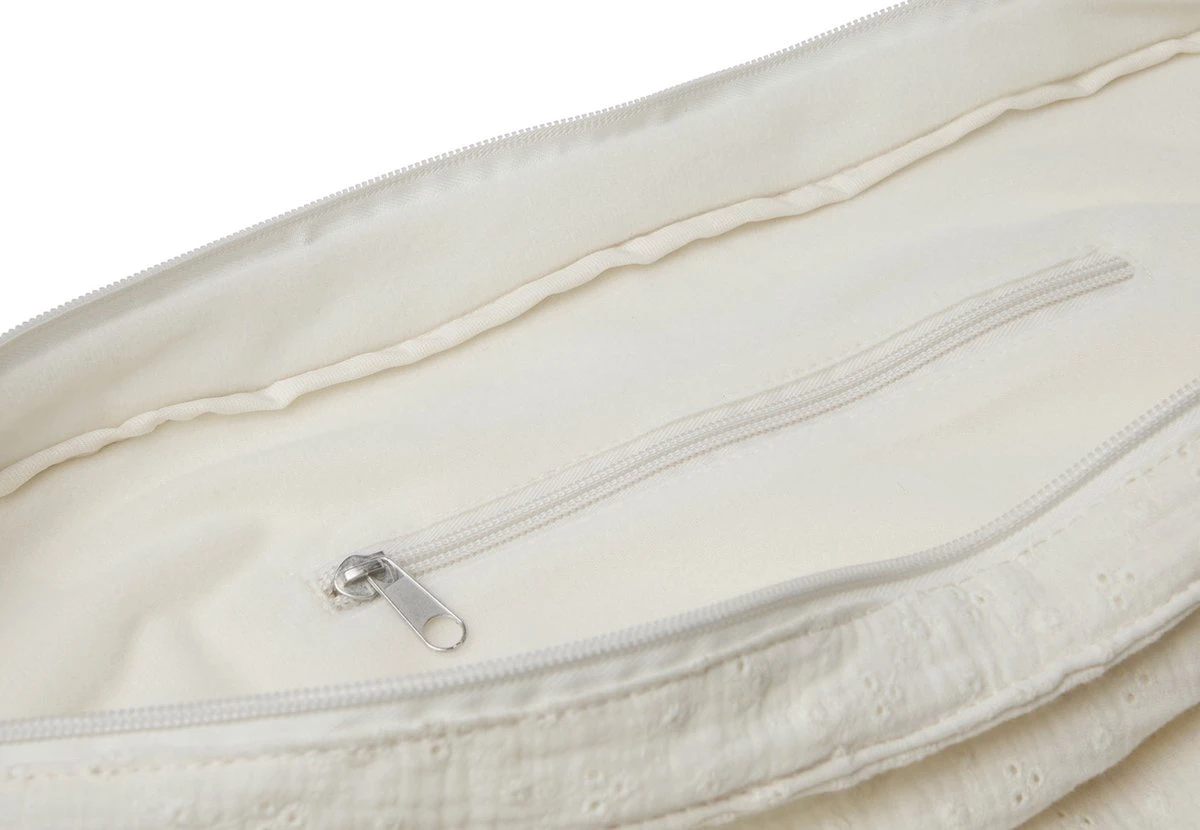 Jollein Shopper Embroidery - Ivory - Image 3