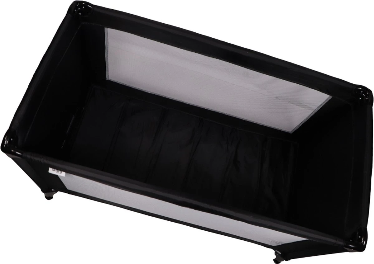 Ding Campingbedje - Zwart - 120x60 Cm - Reisbedje Inclusief Bodemmatrasje - Image 8