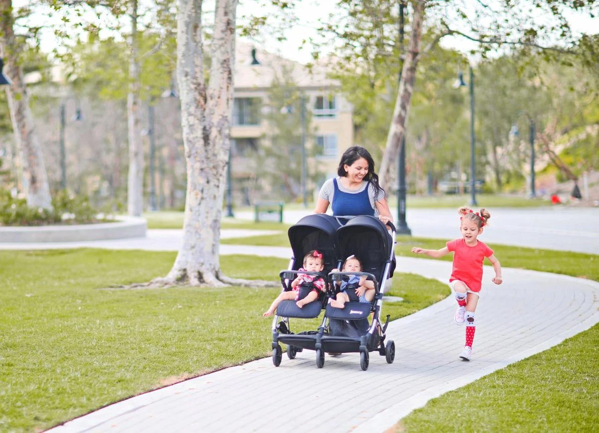 Joovy Kooper X2 Dubbele Buggy - Antraciet - Duo Buggy - Image 4