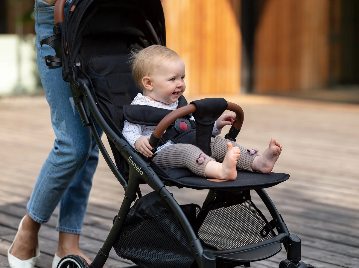 Lionelo Buggy Julie One - Kinderwagen Premium - Automatisch Opvouwen - Wandelwagen Tot 22 Kg - Comfortabele Zitje - Afbeelding 3