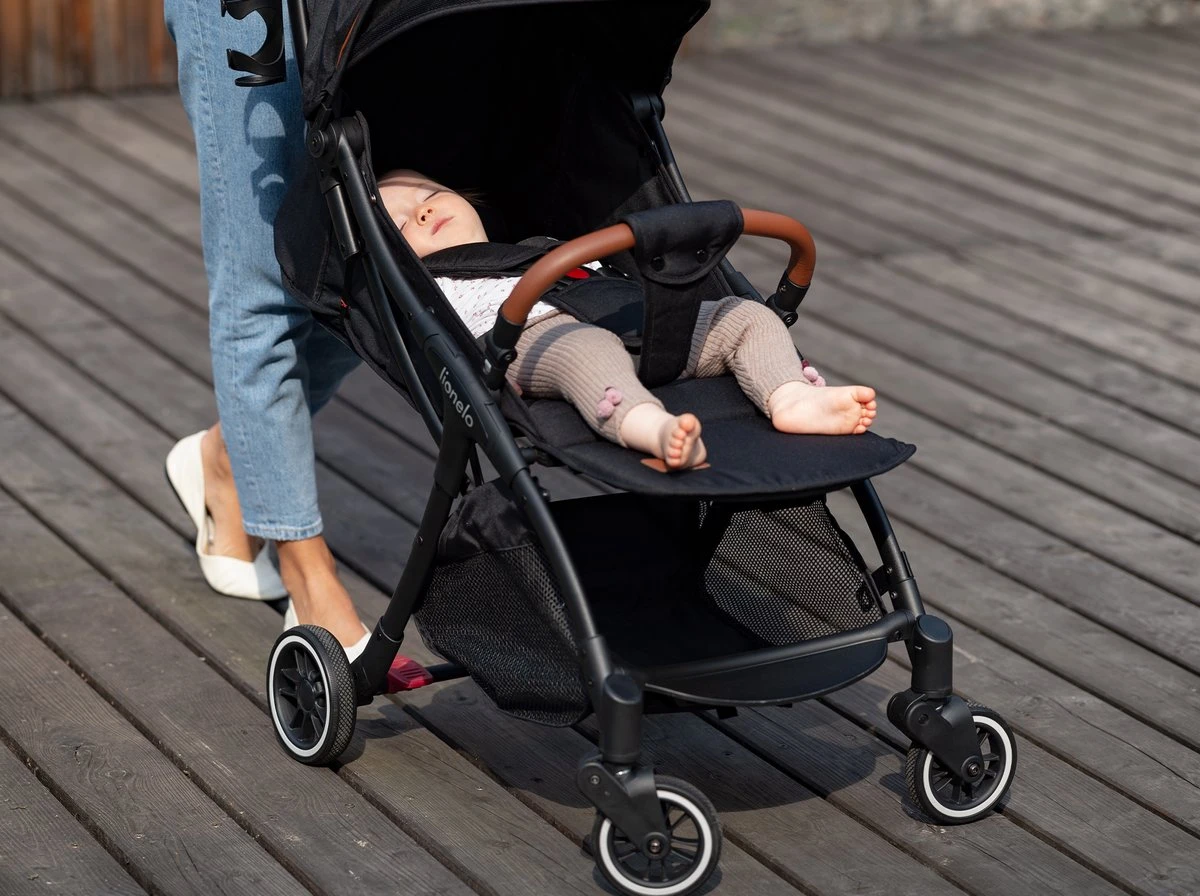 Lionelo Buggy Julie One - Kinderwagen Premium - Automatisch Opvouwen - Wandelwagen Tot 22 Kg - Comfortabele Zitje - Afbeelding 12