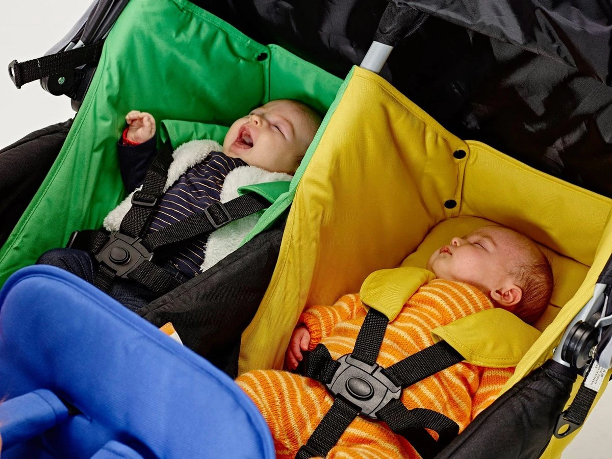 Familidoo Lidoo Star Bb Plus 4 Zits Wandelwagen L Buggy L Kinderwagen 4 Plekken Geschikt Voor 2 Newborn Baby's - Image 3