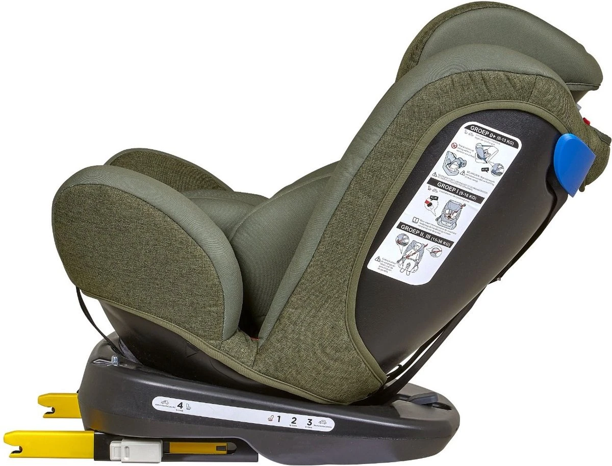 Novi Baby® - Autostoel - Goliath Pro - Isofix - 360° Draaibaar - Groen - Groep 0-1-2-3 - 0-36 Kg - Image 4