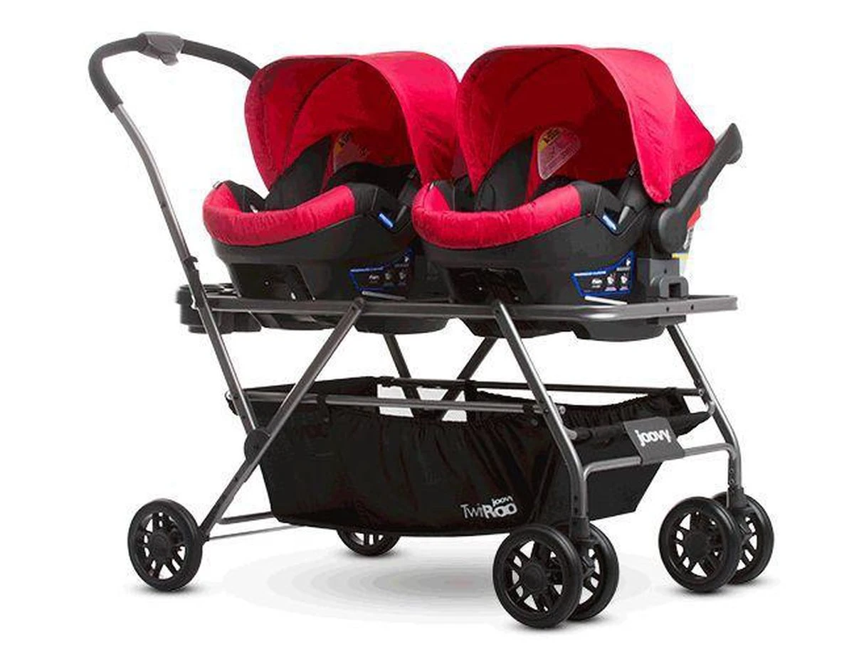 Joovy Twin Roo Kinderwagen + Maxi Cosi Adapter - Image 6