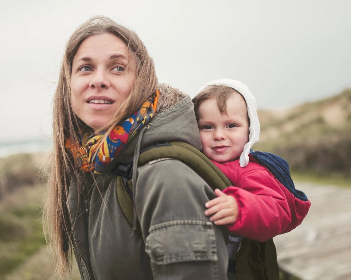Praktische Draagzak Baby - Kakigroen - Babydrager - Buikdrager En Rugdrager - Opbergtas Inbegrepen - Image 5