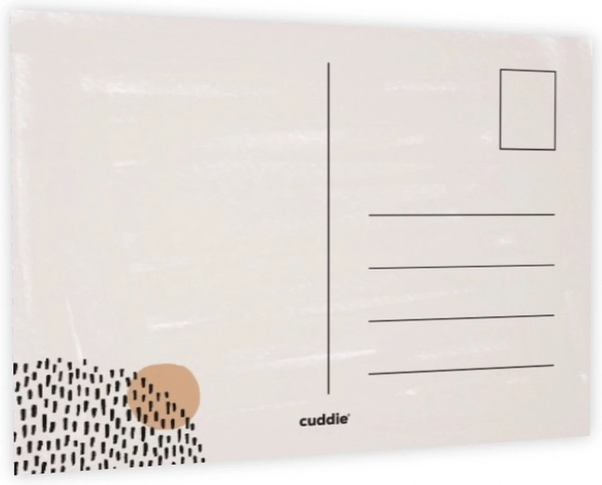 Cuddie Baby Draagdoek - Premium Organic Baby Draagdoek Gemaakt Van Bio Katoen - Newborns Tot 15 Kg - Baby Cadeau - Met Wenskaart - Sand - Image 12