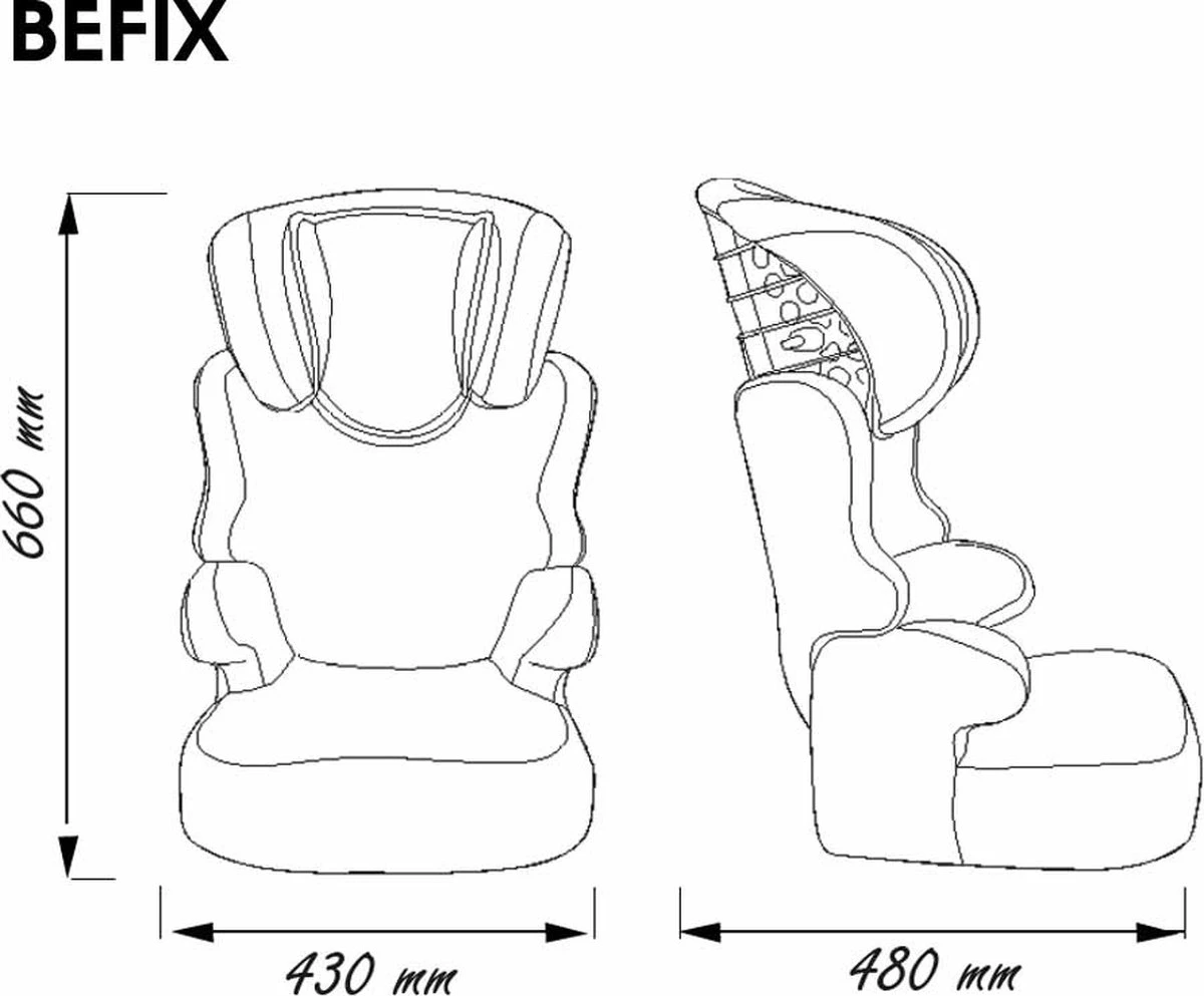 Disney - Autostoel Befix - Goed Getest ANWB - Groep 2/3 - Van 15 Tot 36 KG - Nieuwste Disney PRINSES Design - Zwart, Roze - Image 5