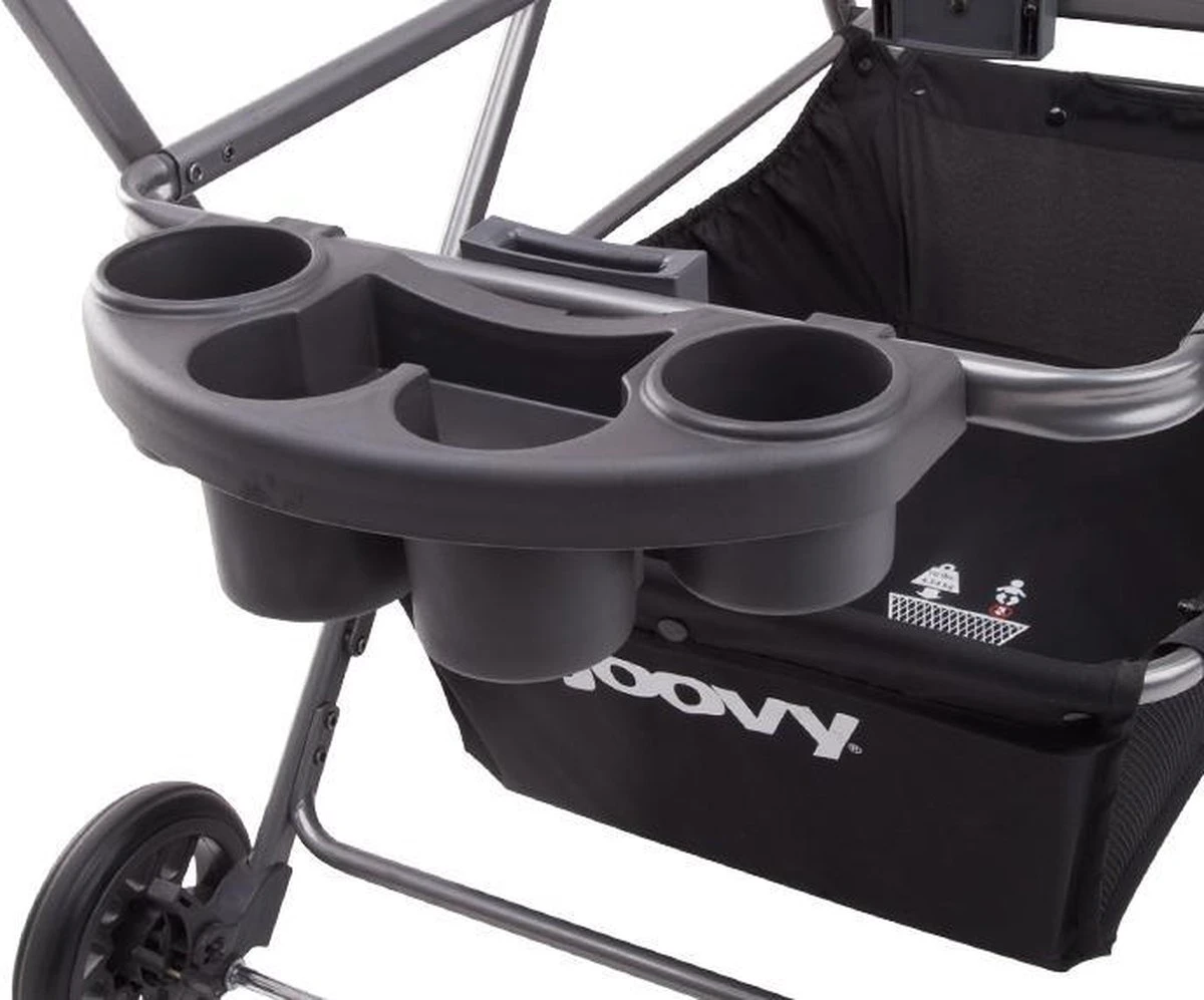 Joovy Twin Roo Kinderwagen + Maxi Cosi Adapter - Image 7
