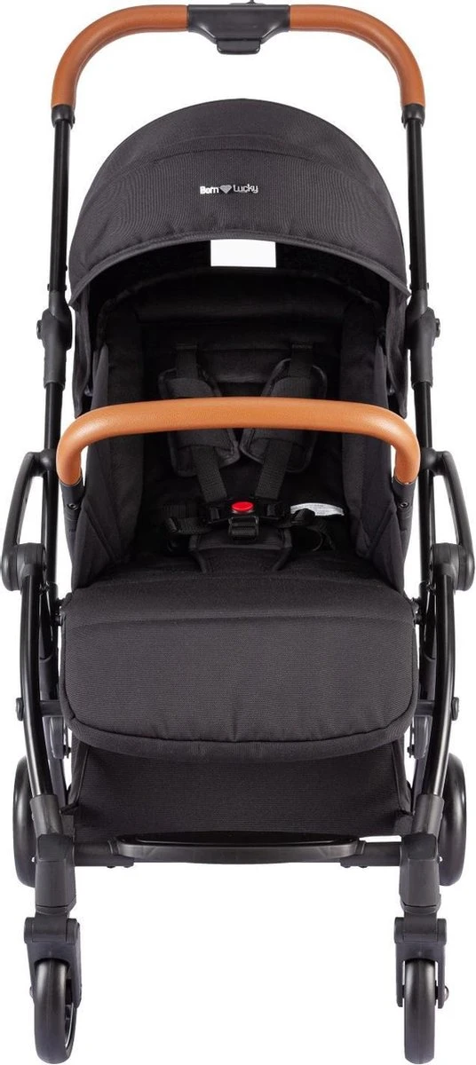 Born Lucky Buggy / Plooibuggy Suv - Compact - Omkeerbare Zitting - Zwart - Image 2