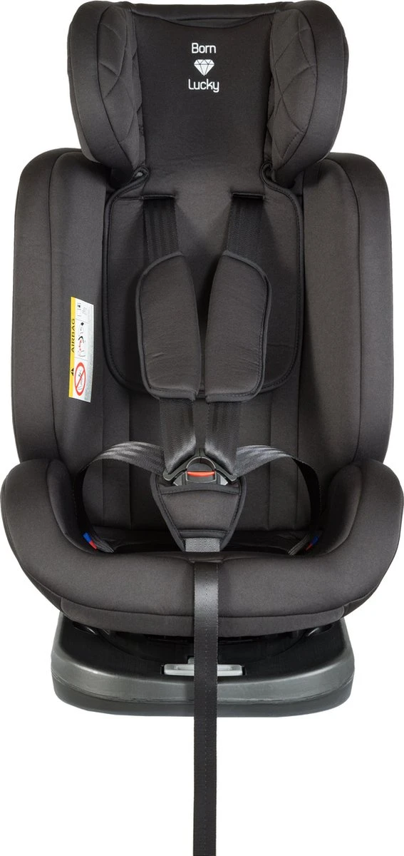Born Lucky Meegroei Autostoel Roadline SPS ISOFIX - Groep 0/1/2/3 - 360° Draaibaar - Zwart - Image 4