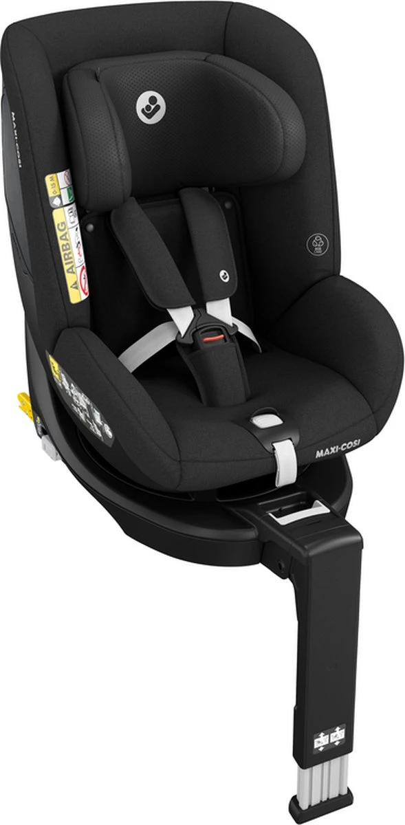 Maxi-Cosi Mica Eco I-Size Autostoeltje - 360° Draaibaar - Gerecyclede Stoffen - Authentic Black - Image 13