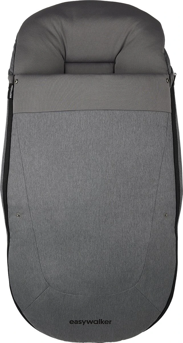 Easywalker Harvey 3 / Harvey³ Voordeelset Bestaande Uit Kinderwagen, Reiswieg, Voetenzak, Regenhoes Voor Zitting En Reiswieg, Hoes Voor De Reiswiegmatras - Kleur Fossil Grey - Afbeelding 12