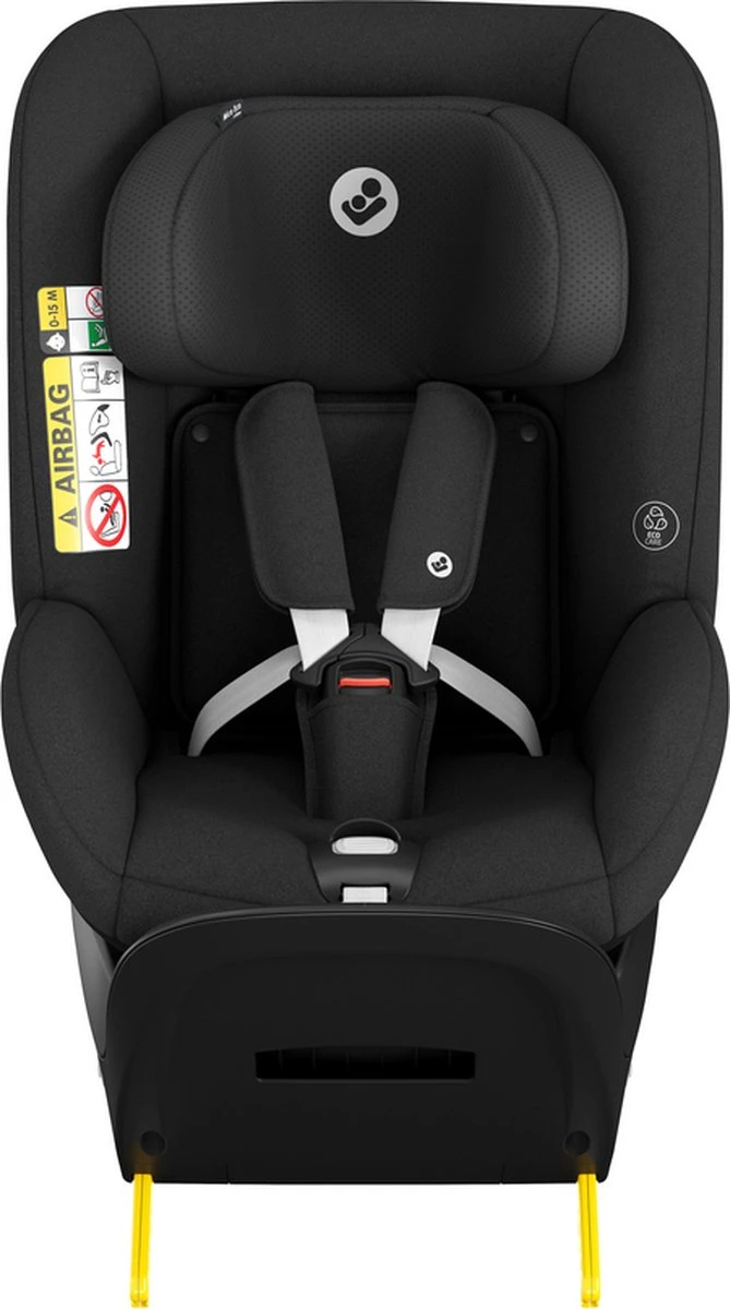 Maxi-Cosi Mica Eco I-Size Autostoeltje - 360° Draaibaar - Gerecyclede Stoffen - Authentic Black - Image 11