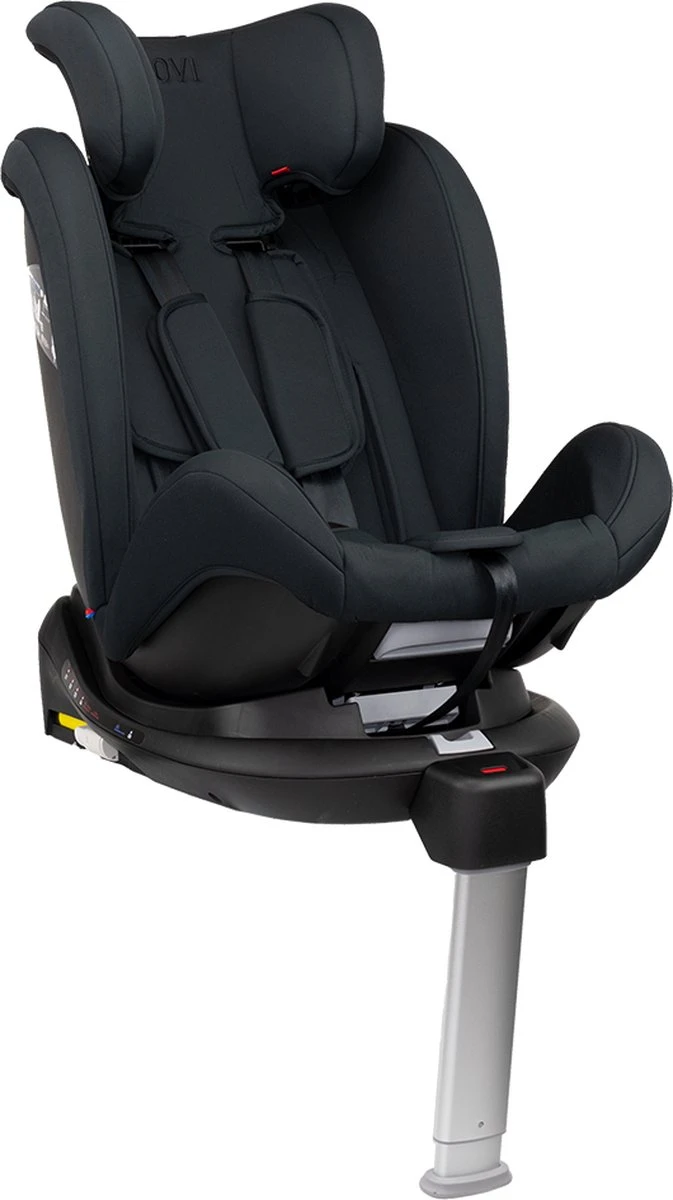 Autostoel Novi Baby® David Premium 0-1-2-3 Isofix 360° Rotation All Black - Image 4