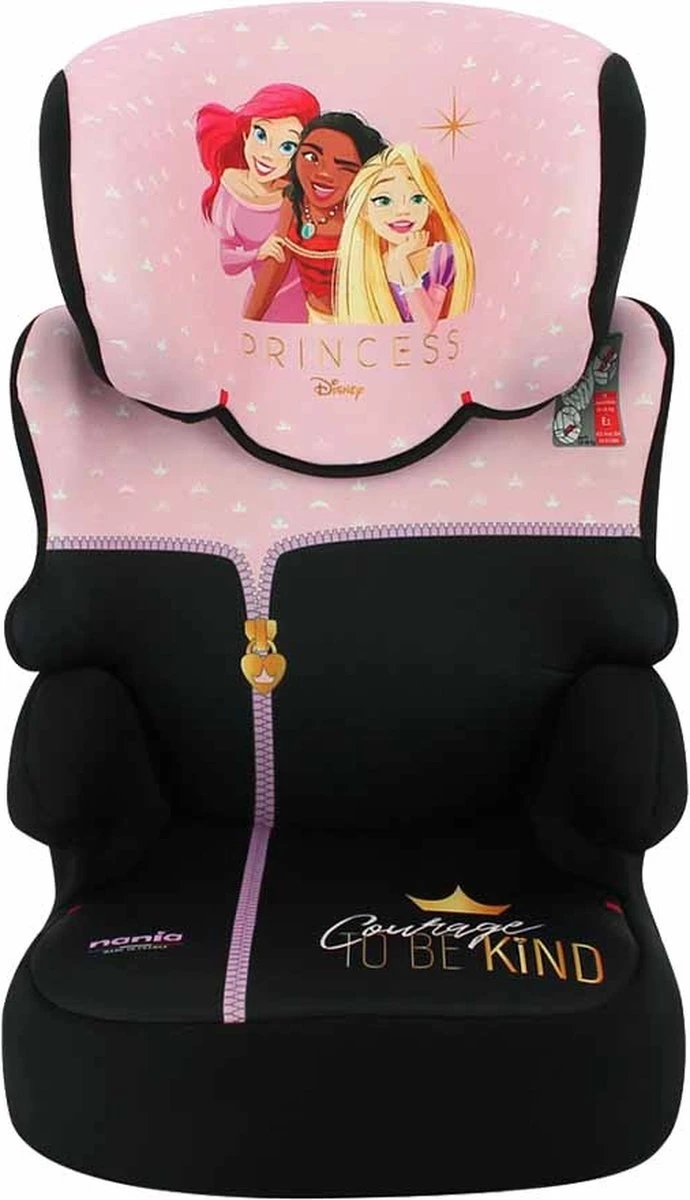 Disney - Autostoel Befix - Goed Getest ANWB - Groep 2/3 - Van 15 Tot 36 KG - Nieuwste Disney PRINSES Design - Zwart, Roze - Image 7