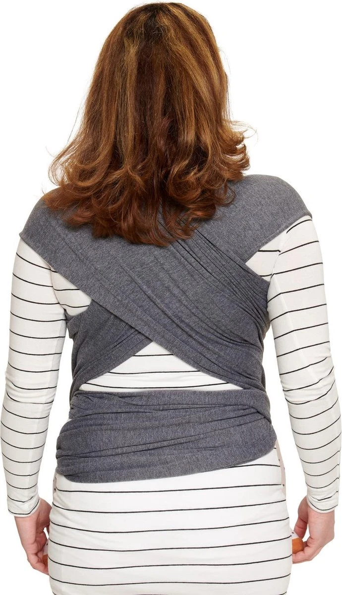 Baby Garden Draagdoek Grijs - Ergonomisch - Original - Inclusief Slabbetje - Image 3