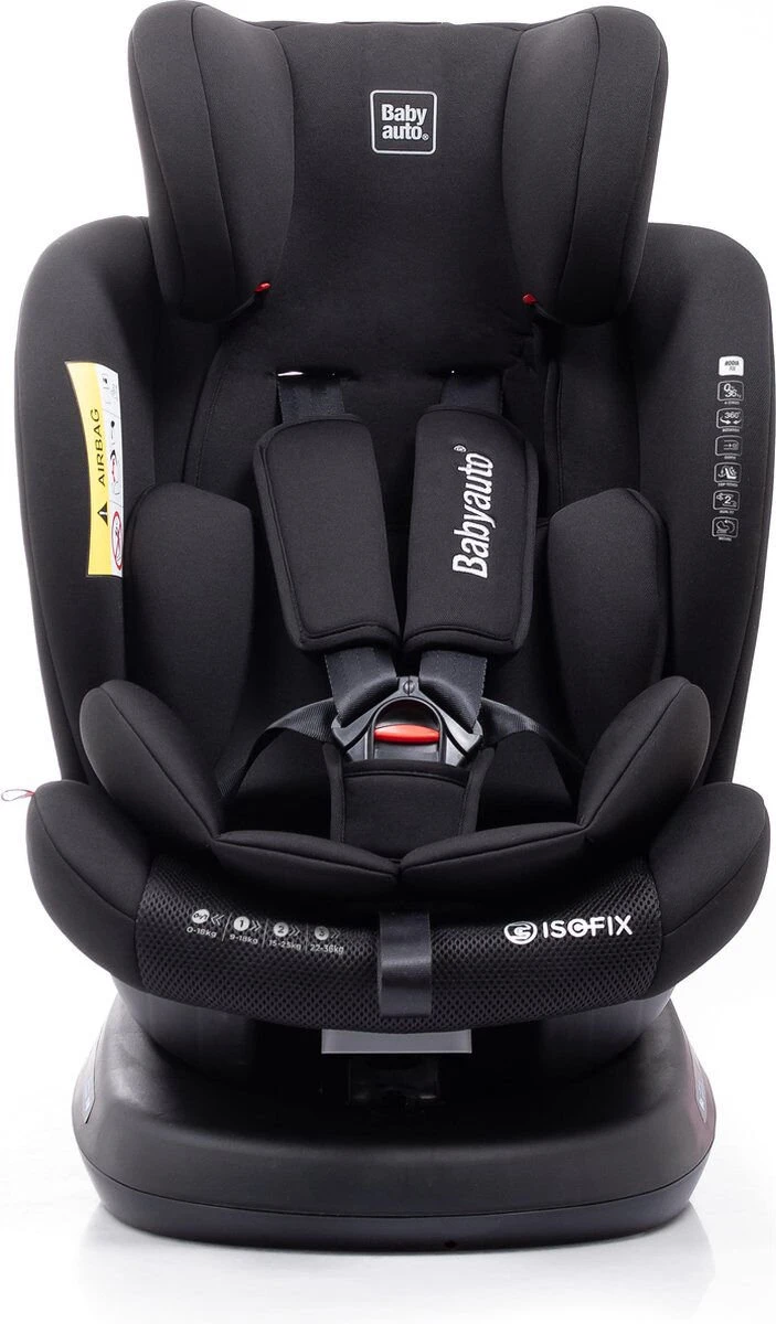 Autostoel Babyauto Rodia 360° Met Isofix - Groep 0+/1/2/3 Zwart (0-36kg) - Image 18