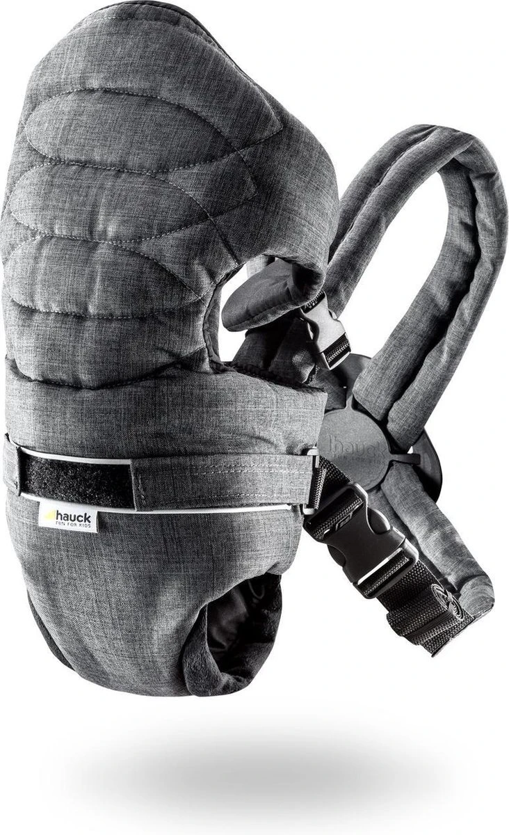 Hauck 2 Way Carrier Draagzak - Buikdrager - Melange Charcoal
