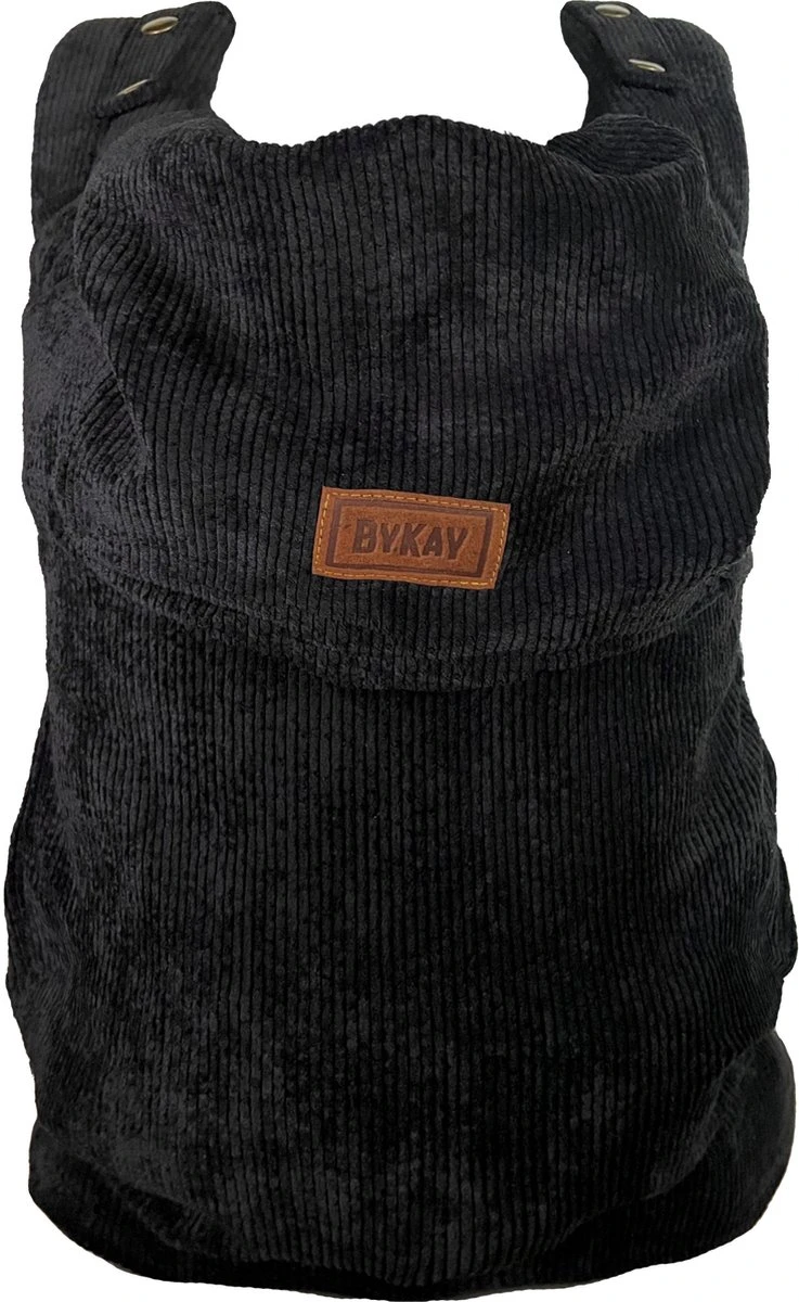 ByKay - Draagzak - Click Carrier Classic - Ribbed Velvet Smoky Black - Image 5