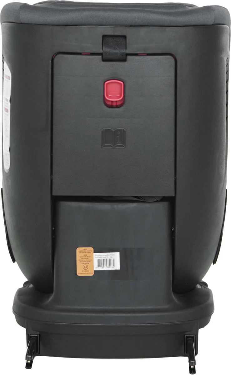 Prénatal Eclips Autostoel Groep 1/2/3 I-Size – Kinderzitje Auto Isofix – 9-36 Kg - Grijs Zwart - Image 4