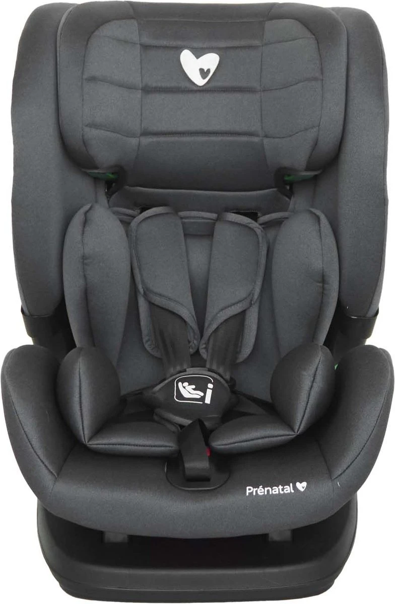 Prénatal Eclips Autostoel Groep 1/2/3 I-Size – Kinderzitje Auto Isofix – 9-36 Kg - Grijs Zwart - Image 2
