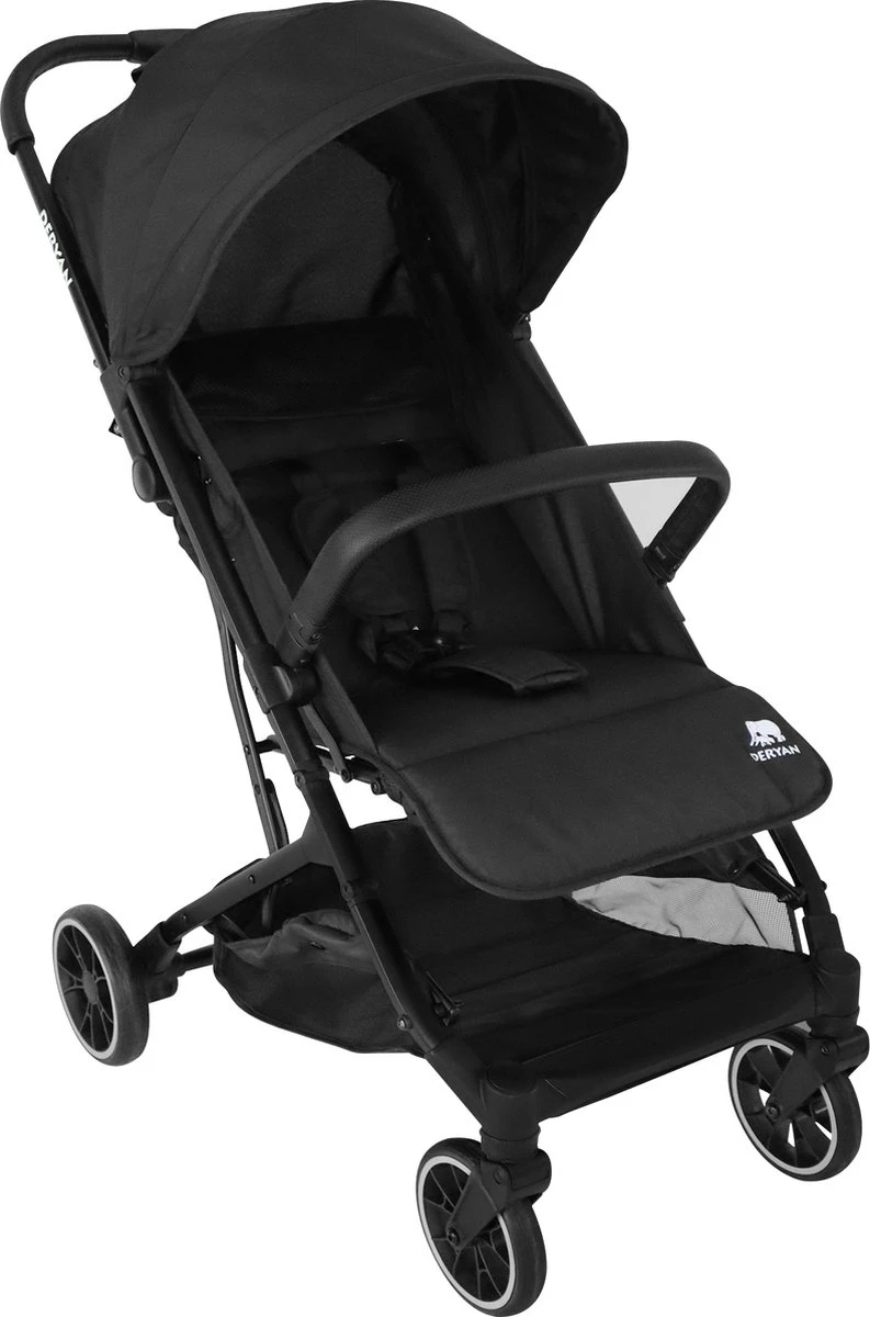 Deryan Rolo Luxe Lichtgewicht Buggy - Zwart - Image 6