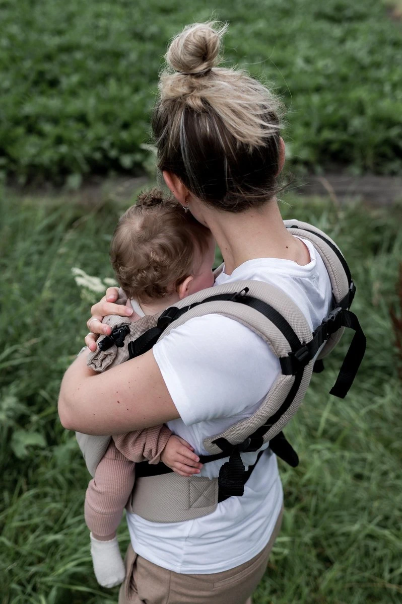 Pure Baby Love Draagzak Baby Click & Go Sand - Mt 50 T/m 86 - Image 2