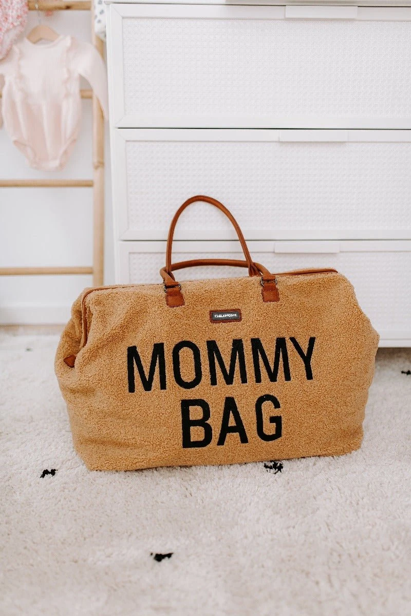 Childhome Mommy Bag Groot - Teddy - Beige - Image 16