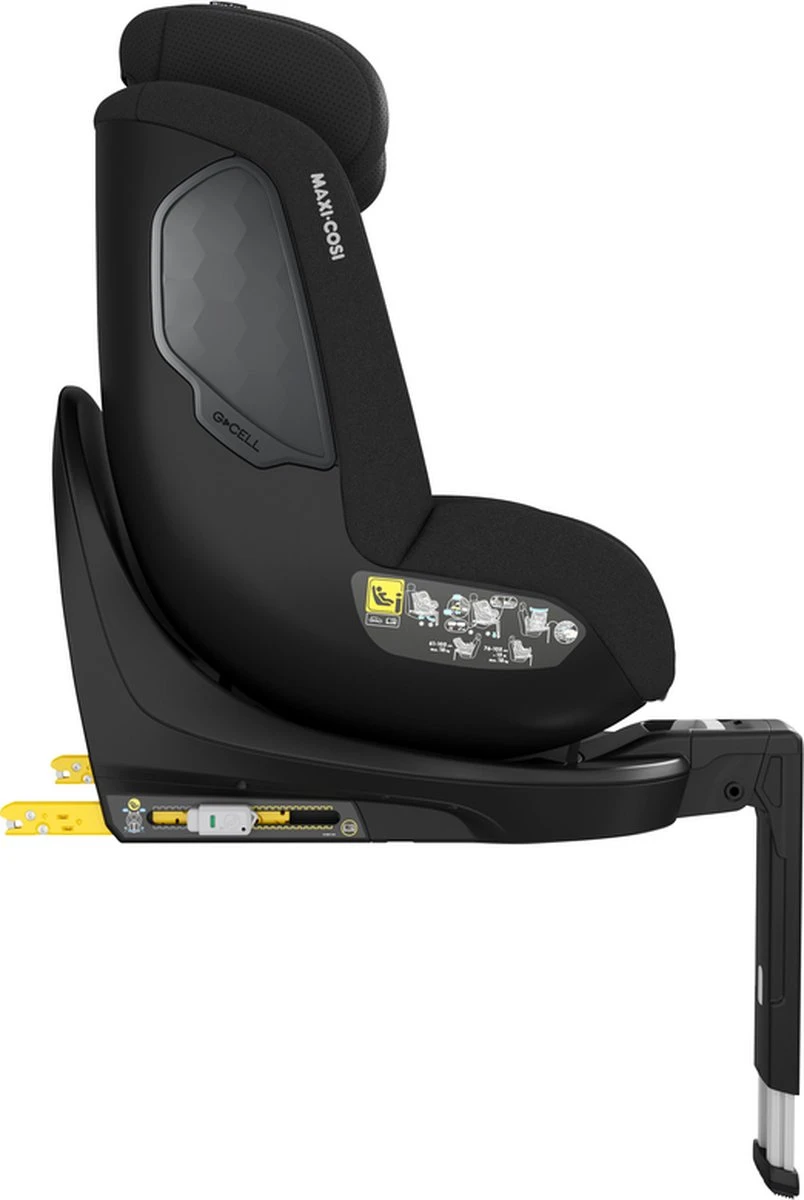 Maxi-Cosi Mica Eco I-Size Autostoeltje - 360° Draaibaar - Gerecyclede Stoffen - Authentic Black - Image 18