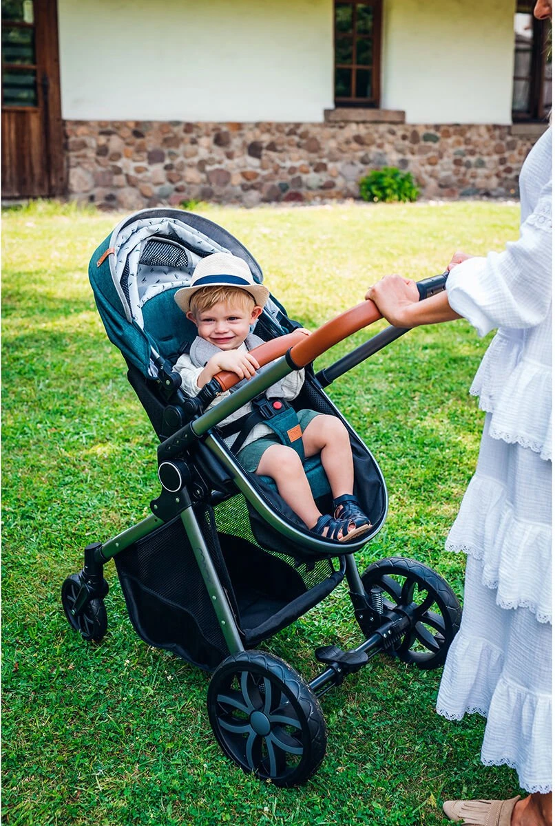 MoMi Kinderwagen - Compacte 2 In 1 Combiwagen - Limuru - Groen (geschikt Van 0-3 Jaar) - Image 16