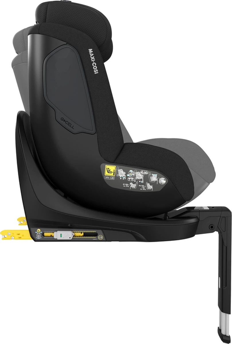 Maxi-Cosi Mica Eco I-Size Autostoeltje - 360° Draaibaar - Gerecyclede Stoffen - Authentic Black - Image 5