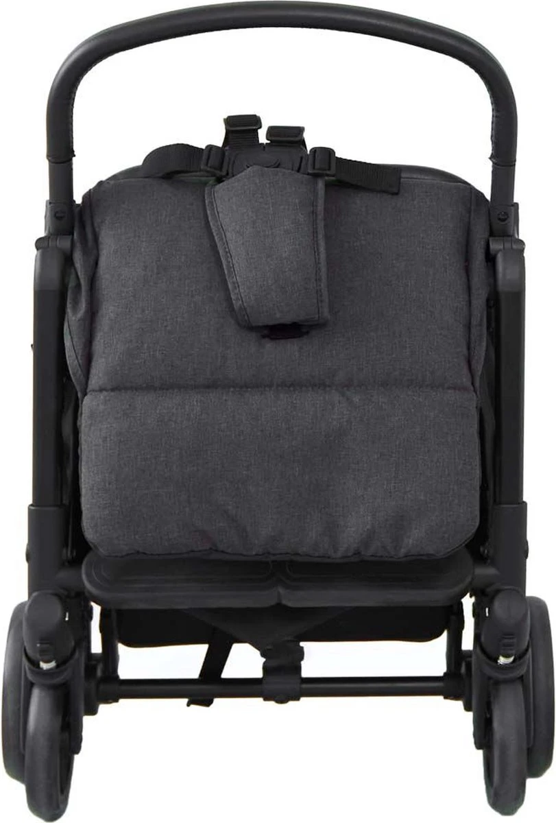 Prénatal Compact Buggy – Kinderwagen Met Boodschappenmand En Zonneklep - Traploos Verstelbare Wandelwagen – Inklapbaar Met 1 Hand - Plooibuggy Zwart - Image 5